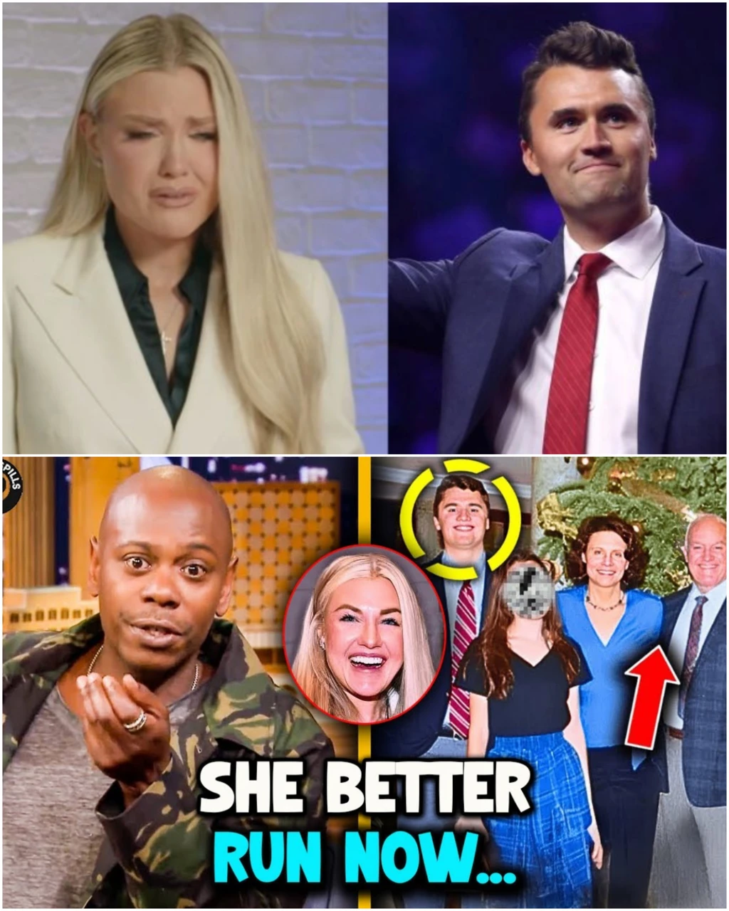 Dave Chappelle LEAKS Why Charlie Kirk’s Family CUT OFF Erika — What She